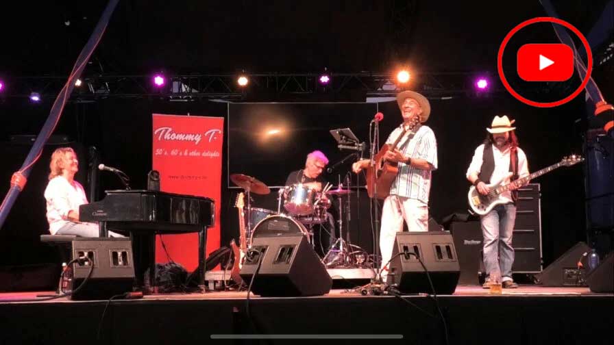 Thommy T. Auftritt Andechser Zelt.